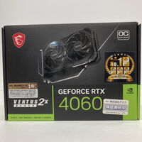 中古  MSI GeForce RTX 4060 VENTUS 2X BLACK 8G OC（RTX4060 8GB） 3480037585 