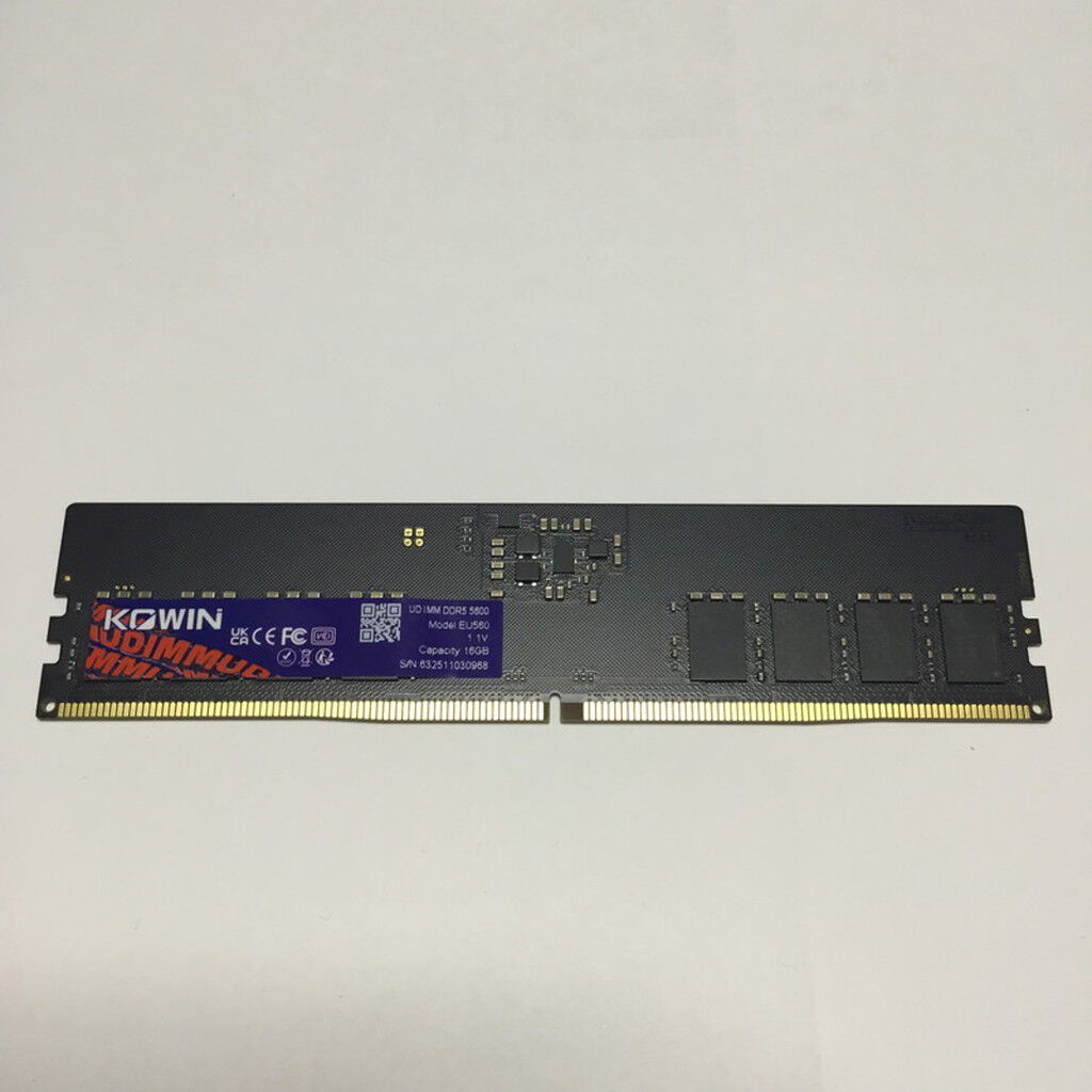 中古 KOWIN EU5600 UDIMM DDR5 5600(PC5-44800 16GB デスクトップ用