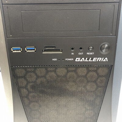 【宇都宮鶴田店】中古  THIRDWAVE GALLERIA ZZ(i7 8700K/16GB/SSD525GB/HDD3TB/GTX1080Ti/W10H) 5280000794 
