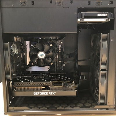 【甲府飯田店】中古  mouse GTUNE HM-B460-TD-G(i7 10700/32GB/SSD500GB/HDD2TB/RTX3070/W11H) 4720002657 