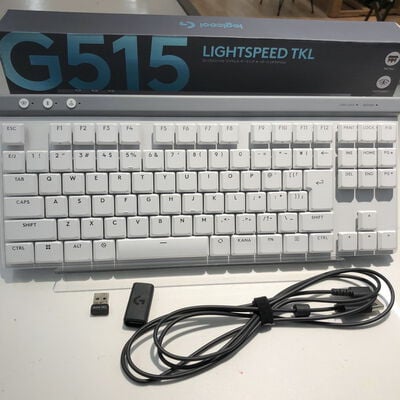 【姫路店】中古  ﾛｼﾞｸｰﾙ G515-WL-TCWH (無線 ｹﾞｰﾐﾝｸﾞｷｰﾎﾞｰﾄﾞ) 4740000719 