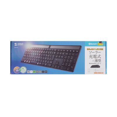 サンワサプライ  SKB-BTEC1BK (ソーラー充電Bluetoothキーボード) 
