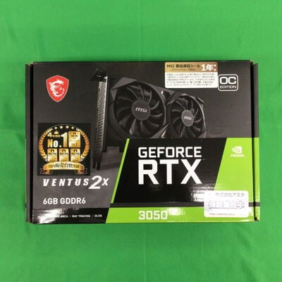 【川崎店】中古  MSI GeForce RTX 3050 VENTUS 2X E 6G OC(RTX3050 8G) 3170007036 