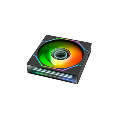 Thermaltake  SWAFAN 140 EX INFINITY ARGB Sync 3Pack CL-F246-PL14SW-A (140mm ARGB ブラック 交換式ファン 3個パック) 