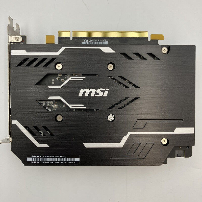 中古 MSI GeForce RTX 2060 AERO ITX 6G OC (RTX2060 6GB) 185014