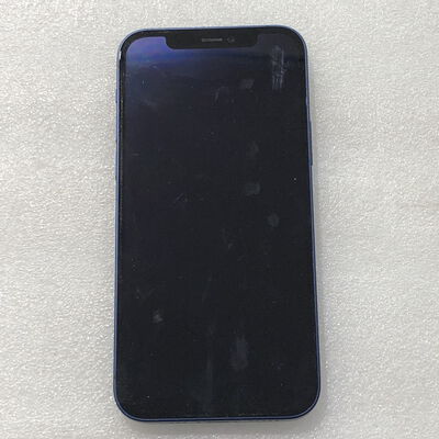 【甲府飯田店】中古  Apple iPhone12 6.1インチ 128GB (ブルー) 国内版SIMロックフリー MGHX3J/A 143743 