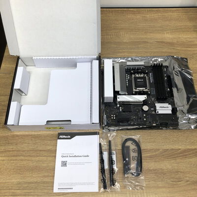 【津ラッツ店】中古  ASRock B650M Pro X3D WiFi (B650 AM5 mATX DDR5) 4990001412 