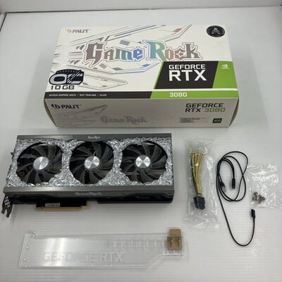【秋葉原本店】中古  Palit NED3080H19IA-1020G (RTX3080 GameRock OC 10GB ARGB SYNC非搭載) 146427 