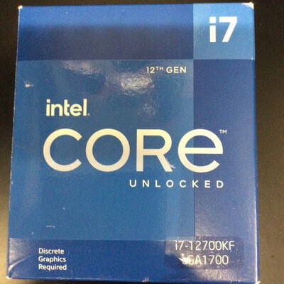 【座間相武台】中古  INTEL Core i7 12700KF (1700/3.6G/25M/C12/T20) 147858 