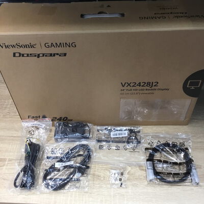 【松山環状枝松店】中古  Viewsonic VX2428J2-7 (23.8"W 2H1DP IPS 240Hz) 4560001488 