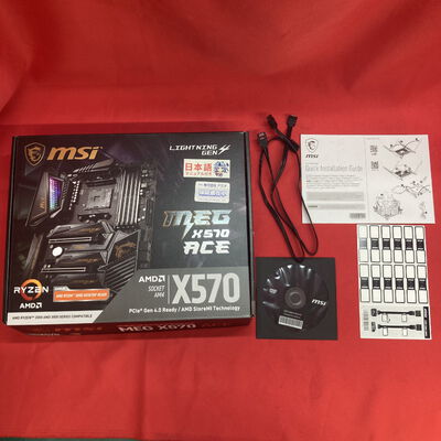 【千葉店】中古  MSI MEG X570 ACE (X570 AM4 ATX DDR4) 140048 