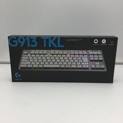 【白山FM松任店】中古  Logicool G913 TKL LIGHTSPEED Wireless RGB Mechanical Gaming Keyboard-Clicky G913-TKL-TCWH(タクタイル) 4950001439 