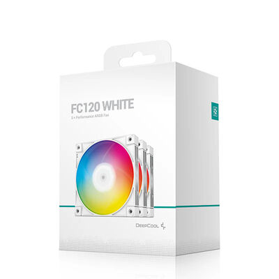 DEEPCOOL  FC120-WHITE 3 IN 1 R-FC120-WHAMN3-G-1 (ホワイト 3個パック) 
