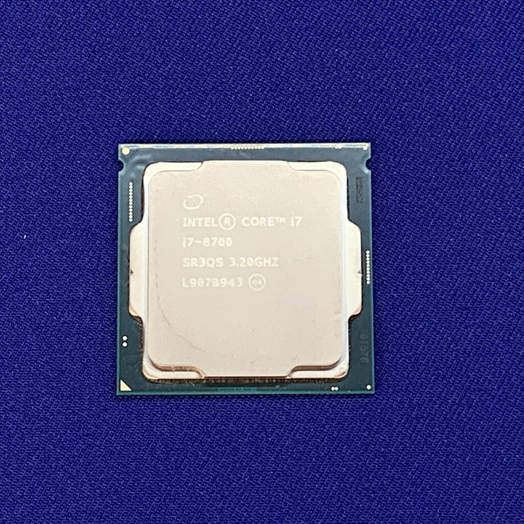 中古 INTEL Core i7 8700 (1151/3.20GHz/12M/C6/T12) 136198 （364381