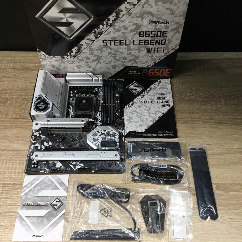 中古 ASRock B650E Steel Legend WiFi (B650E AM5 ATX) 167321