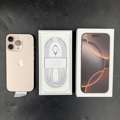 【大須店】中古  【国内版SIMフリー】Apple iPhone16 Pro 256GB デザートチタニウム MYN23J/A 170294 