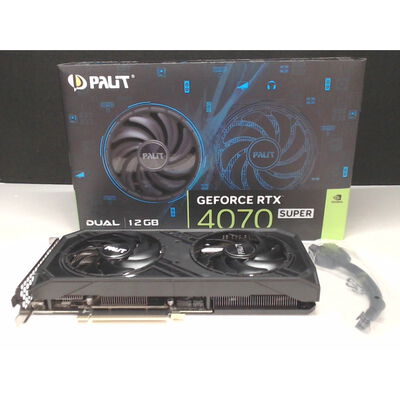 【前橋ｲﾝﾀｰｱｶﾏﾙ店】中古  Palit NED407S019K9-1043J(RTX4070 SUPER 12GB) 163396 