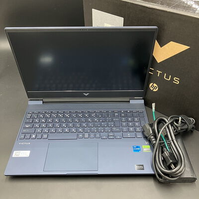 【熊本浜線店】中古  HP Victus Gaming Laptop 15-fa1259TX (Intel Core i5 12500H/16GB/SSD512GB/-/RTX4050/15.6/1920x1080/Wi-Fi/WEBCAM/W11H64) 172561 
