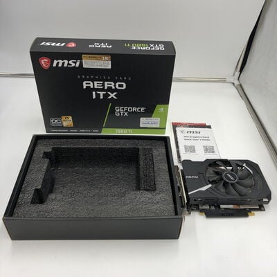 【福井日之出店】中古  MSI GeForce GTX 1660 Ti AERO ITX 6G OC(GTX1660Ti) 139073 