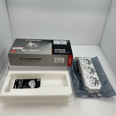 【秋葉原本店】中古  PowerColor RX9060XT 16G-L/OC/WHITE (RX9060XT 16GB) 189001 