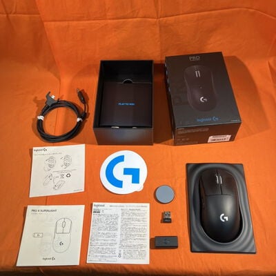 【なんば店】中古  Logicool PRO X SUPERLIGHT Wireless Gaming Mouse G-PPD-003WL-BK 146967 