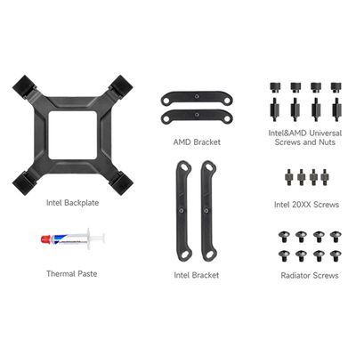 CPS  DA360 ARGB BLACK DA360-ARGB-BK 