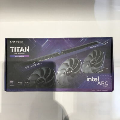 【松山環状枝松店】中古  SPARKLE Intel Arc B580 TITAN OC(12GB PCI-E) 4560001064 