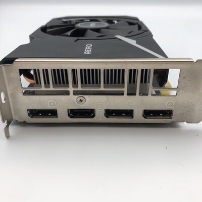 【甲府飯田店】中古  MSI GeForce GTX 1660 AERO ITX 6G OC (GTX1660 6G GDR5) 139181 