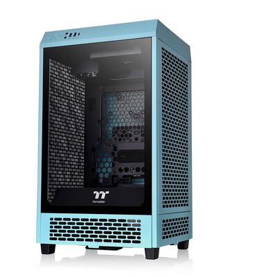 Thermaltake  The Tower 200 Turquoise CA-1X9-00SBWN-00 (Mini-ITX ガラス ターコイズ) 