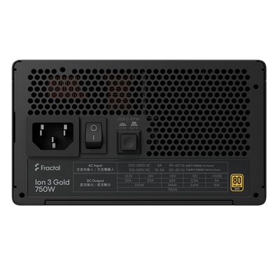 Fractal Design  Ion 3 Gold 750W Black FD-P-IA3G-750 (750W) 