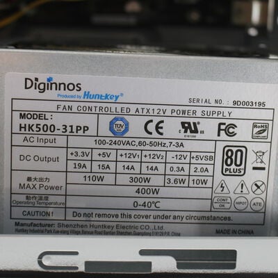 【通販センター】中古  THIRDWAVE Magnate EM041(Intel Core i5 9400F/16GB DDR4 (PC4)/SSD1TB/DVDマルチ/NVIDIA GeForce GT 1030 2GB/W11H64 MAR) 199929 