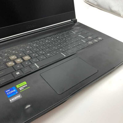 【郡山安積店】中古  MSI Thin-15-B12UC-2004JP(i7-12650H/DDR4 16GB/M.2 SSD 1TB/なし/RTX3050 4GB/15.6/1920x1080/W11P) 4640002892 