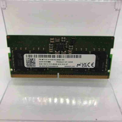 【郡山安積店】中古  Micron MTC4C10163S1SC48BA1 BC(DDR5-38400 8GB) 4640002576 