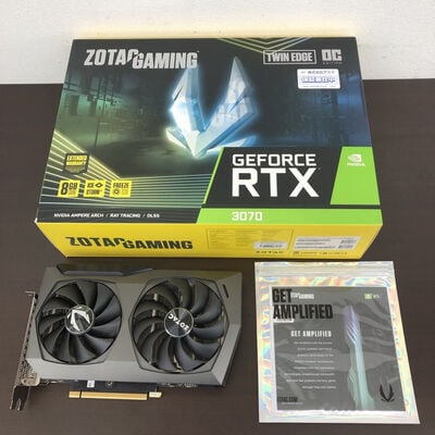 【長野稲里店】中古  ZOTAC GAMING GeForce RTX 3070 Twin Edge OC ZT-A30700H-10P (RTX3070 8G) 143904 
