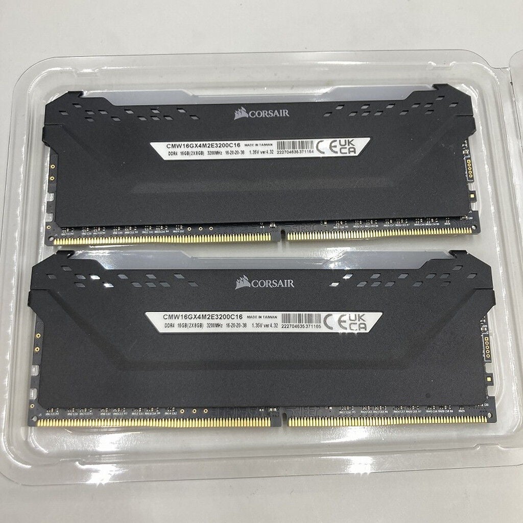 中古 8GB 2枚組(合計16GB) PC4-25600/DDR4-3200 デスクトップ用 190923