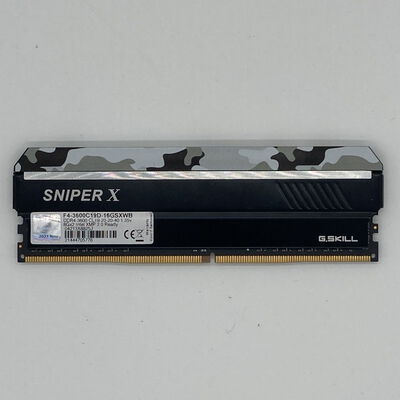 【八王子店】中古  G.SKILL F4-3600C19D-16GSXWB (DDR4 PC4-28800 8GB) 1230010110 