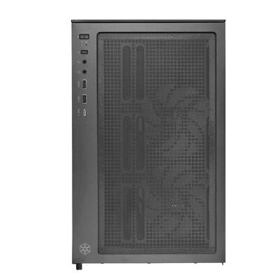 SilverStone  Lucid 04 SST-LD04-B-ARGB (MicroATX ガラス ブラック) 