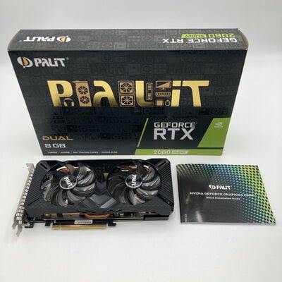 【神戸・三宮店】中古  Palit NE6206S018P2-1160A-1(RTX2060 SUPER Dual 8G) 192416 
