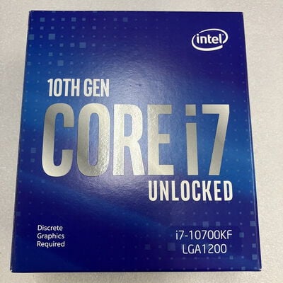 【新潟店】中古  INTEL Core i7 10700KF (1200/3.8G/16M/C8/16) 142716 