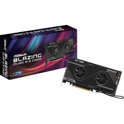 ASRock  BLAZING QUAD M.2 CARD 