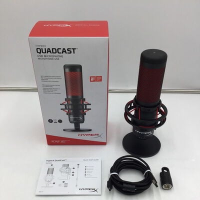 【白山FM松任店】中古  HyperX QuadCast （HX-MICQC-BK） 4950002614 
