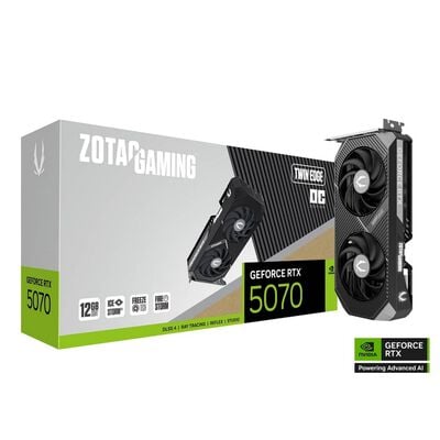 ZOTAC  ZT-B50700H-10P (ZOTAC GAMING GeForce RTX 5070 Twin Edge OC 12GB) 