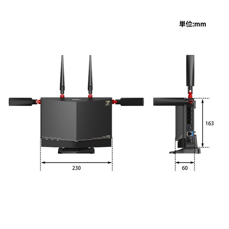 BUFFALO WXR9300BE6P/D (11be 無線LANルーター) ｜ パソコン通販の