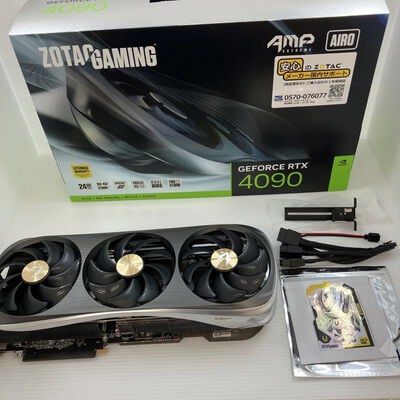 【秋葉原本店】中古  ZOTAC RTX4090 AMP Extreme AIRO ZT-D40900B-10P (RTX4090 24G) 152515 