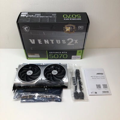 【津ラッツ店】中古  MSI GeForce RTX 5070 12G VENTUS 2X OC 3480039246 