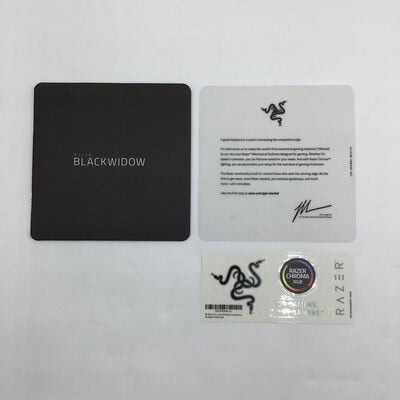 【白山FM松任店】中古  Razer BlackWidow JP YLW (RZ03-02862000-R3J1) 183183 