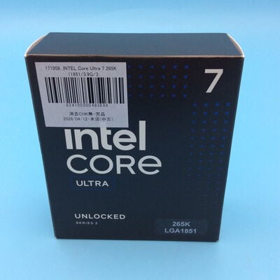 【秋葉原本店】中古  INTEL Core Ultra 7 265K (1851/3.9G/30M/C20/T20) 