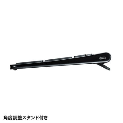 サンワサプライ  SKB-BT31BK Bluetoothスリムキーボード（テンキー付き・ブラック） 