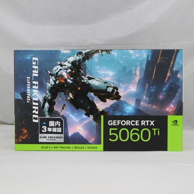 【通販センター】中古  玄人志向 GG-RTX5060Ti-E16GB/OC/DF (RTX5060Ti 16G) 178243 