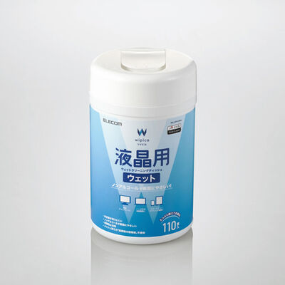 エレコム  液晶用ウェットクリーニングティッシュ(110枚入り) WC-DP110N4 (186400) 